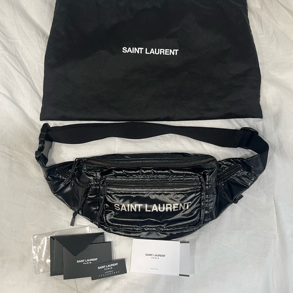 Saint Laurent Black Belt Bag